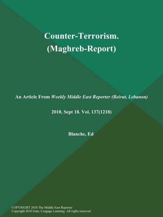 Counter-Terrorism (Maghreb-Report)