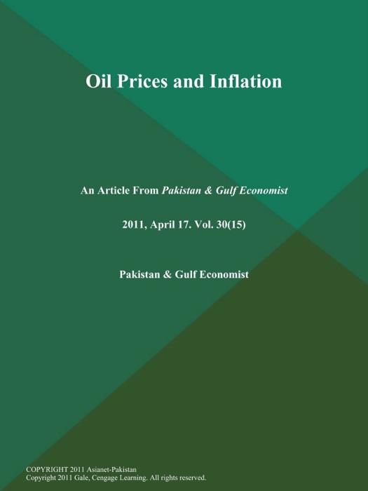 Oil Prices and Inflation