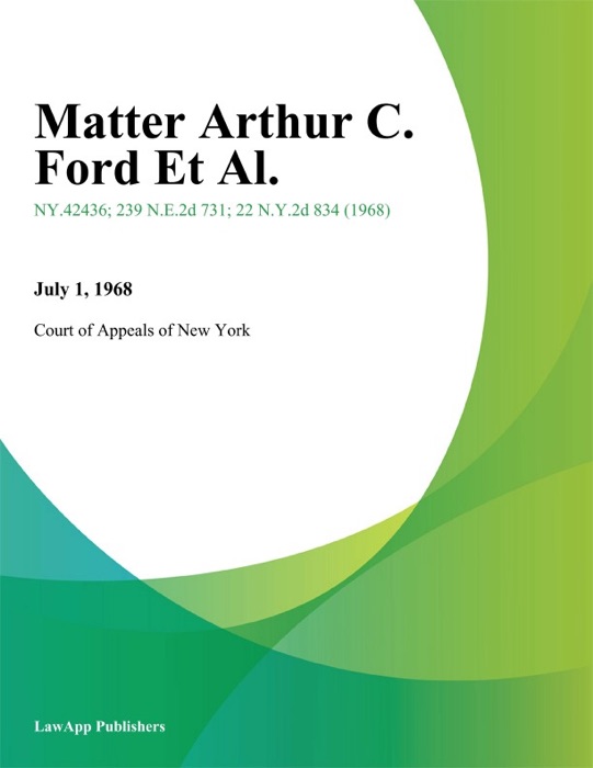 Matter Arthur C. Ford Et Al.