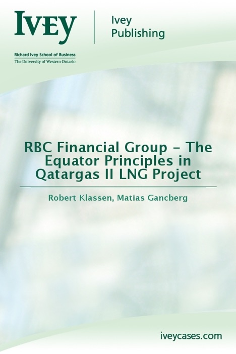 RBC Financial Group - The Equator Principles In Qatargas II LNG Project