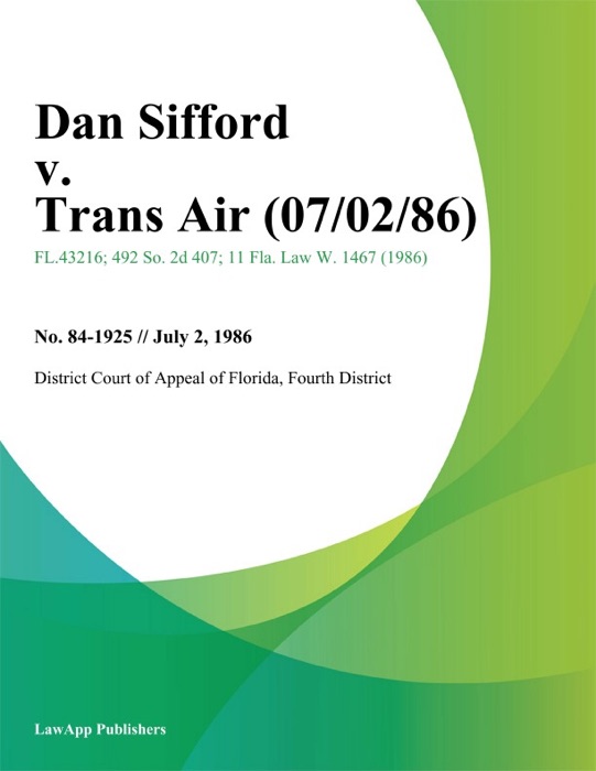 Dan Sifford v. Trans Air