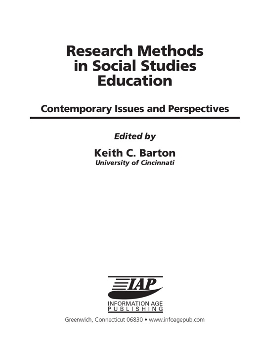 Research Methods in Social Studies Education