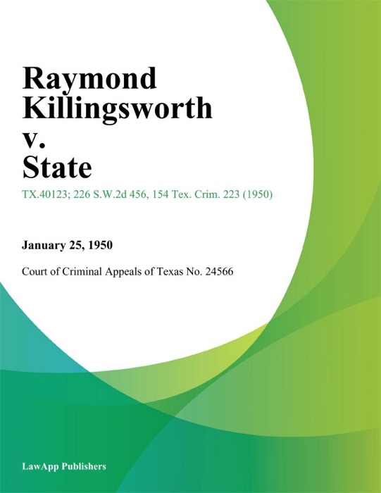 Raymond Killingsworth v. State