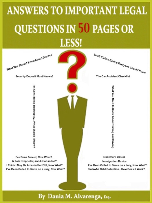 Answers to Important Legal Questions In 5...