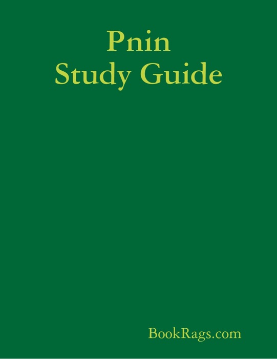 Pnin Study Guide