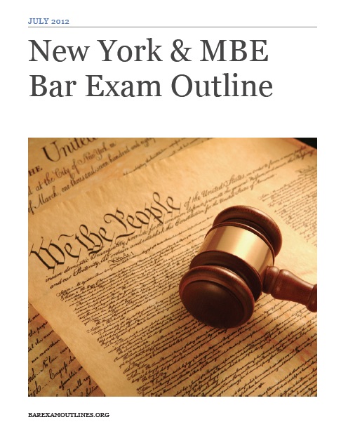 New York & MBE Bar Exam Outlines