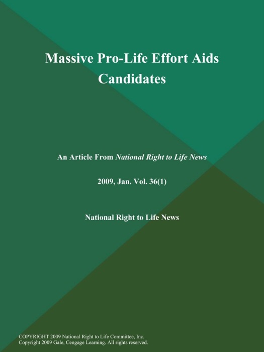 Massive Pro-Life Effort Aids Candidates