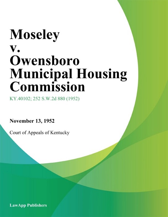 Moseley v. Owensboro Municipal Housing Commission