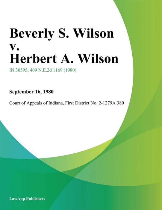 Beverly S. Wilson v. Herbert A. Wilson