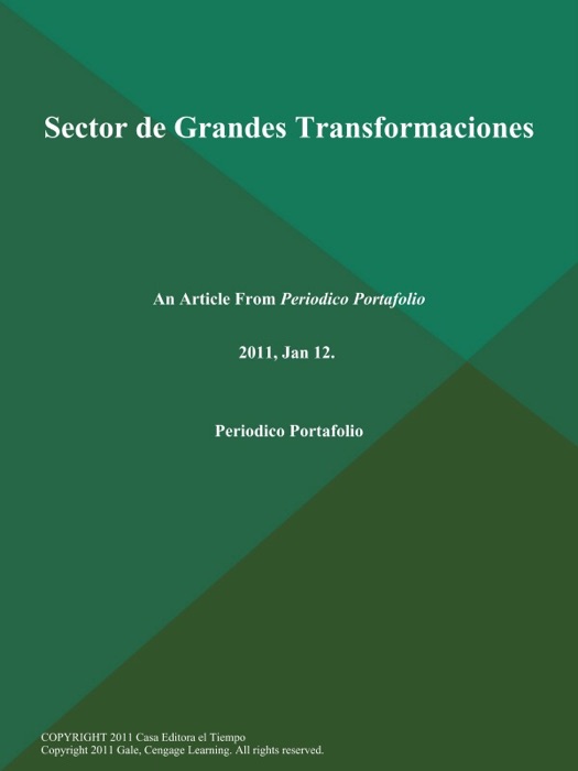 Sector de Grandes Transformaciones