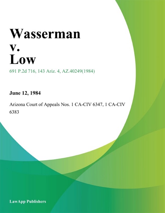 Wasserman V. Low