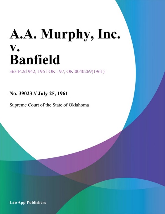 A.A. Murphy, Inc. v. Banfield