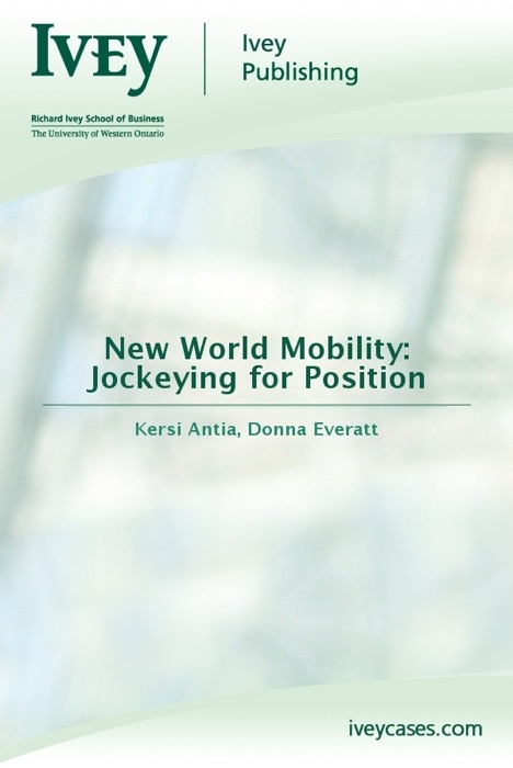 New World Mobility: Jockeying for Position