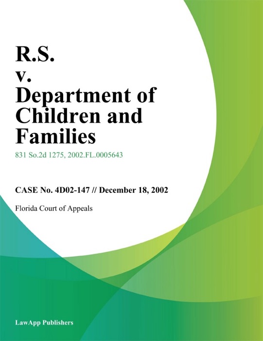 R.S. v. Department of Children and Families