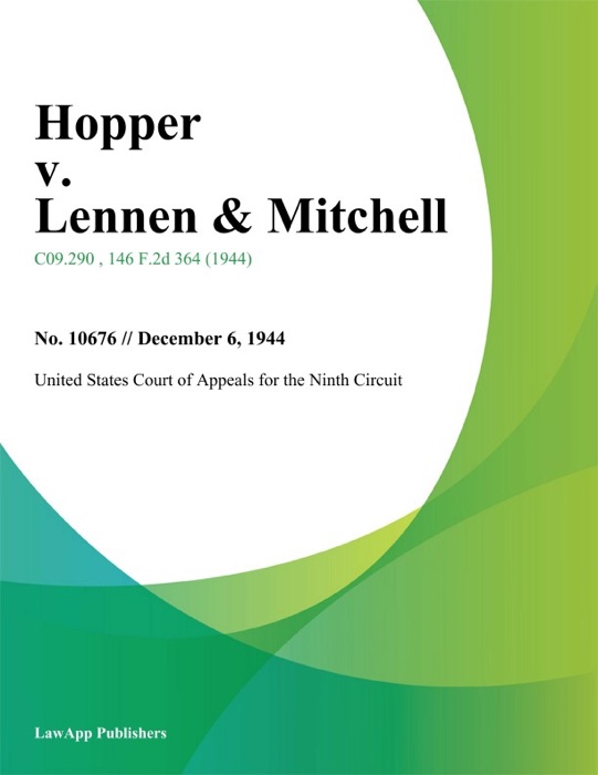 Hopper v. Lennen & Mitchell