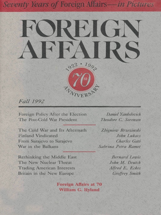 Foreign Affairs - Fall 1992