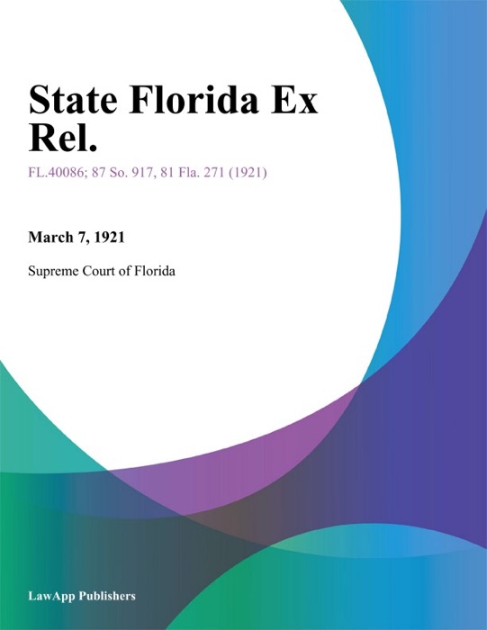 State Florida Ex Rel.