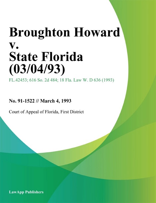 Broughton Howard v. State Florida