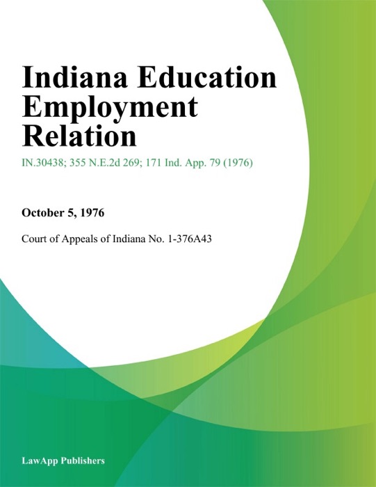 Indiana Education Employment Relation