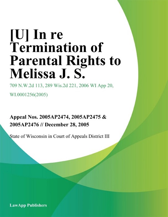 In re Termination of Parental Rights to Melissa J. S.