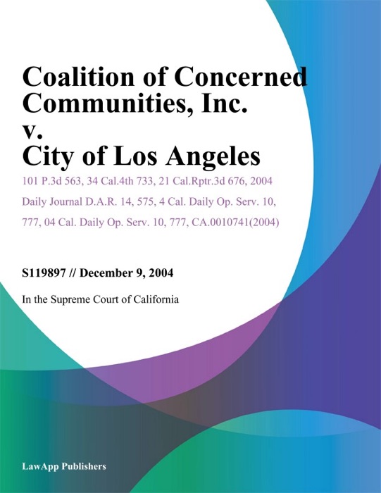 Coalition of Concerned Communities