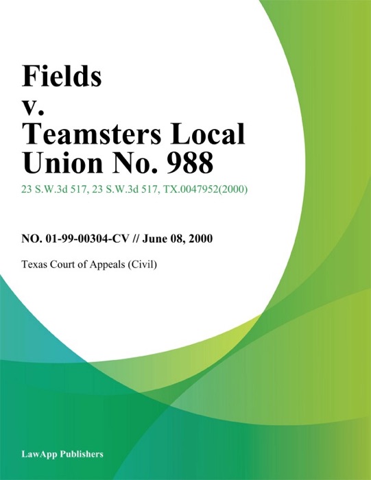 Fields v. Teamsters Local Union No. 988