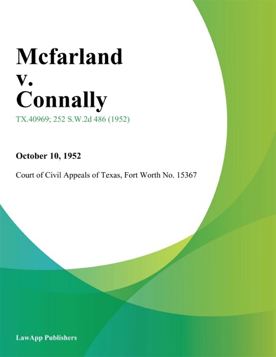 Mcfarland v. Connally