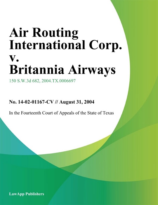 Air Routing International Corp. v. Britannia Airways