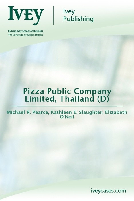 Pizza Public Company Limited, Thailand (D)