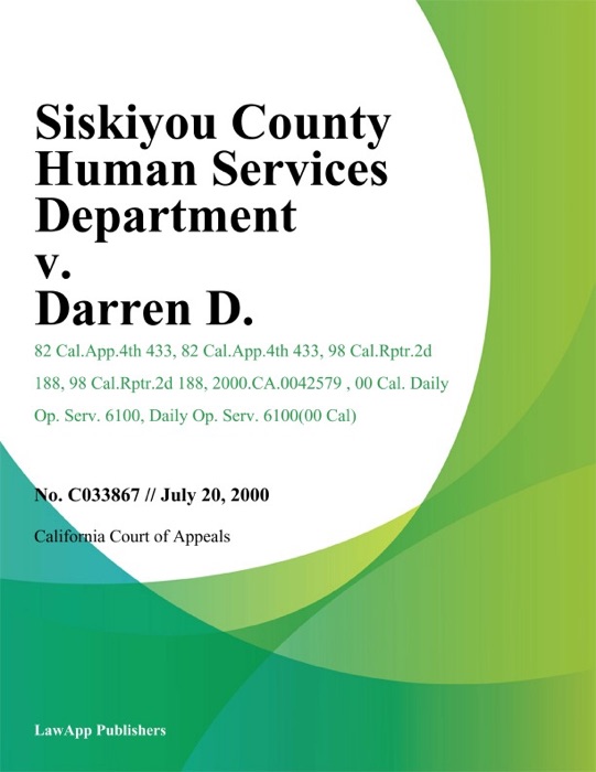 Siskiyou County Human Services Department V. Darren D.