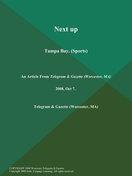 Next up: Tampa Bay (Sports)