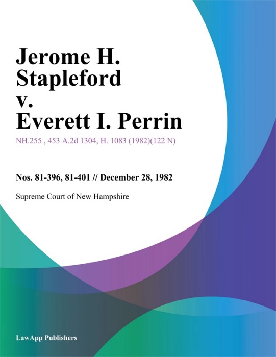Jerome H. Stapleford v. Everett I. Perrin