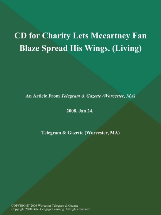 CD for Charity Lets Mccartney Fan Blaze Spread His Wings (Living)