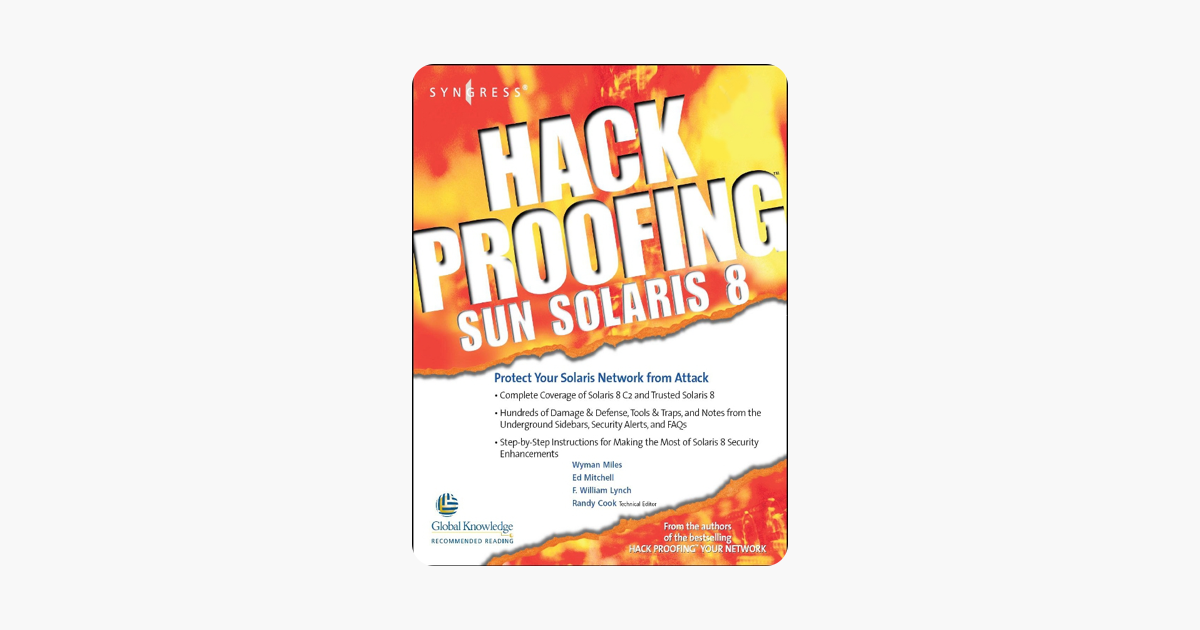 Hack Proofing Sun Solaris 8