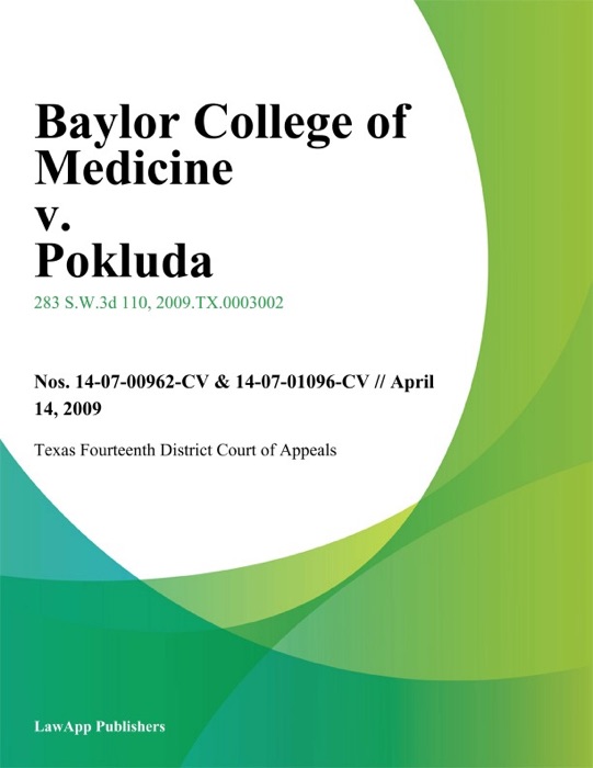 Baylor College of Medicine v. Pokluda