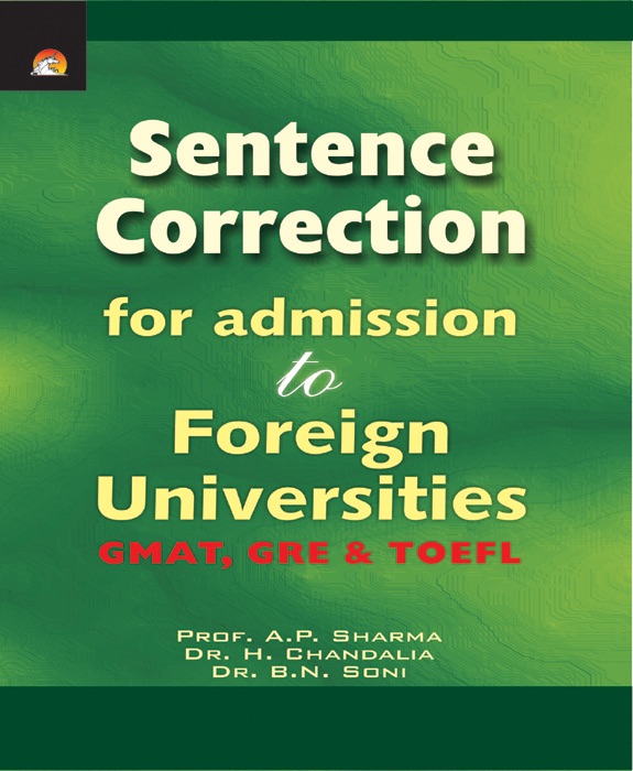 SENTENCE CORRECTION FOR ADMISSION TO FOREIGN UNIVERSITIES