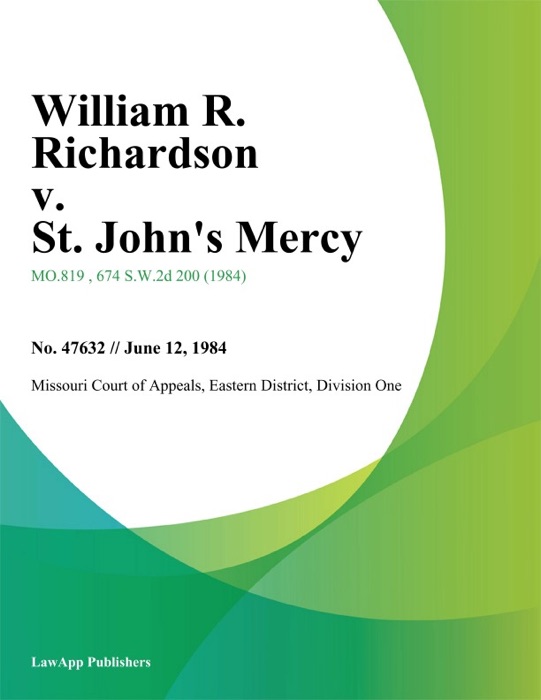 William R. Richardson v. St. John's Mercy
