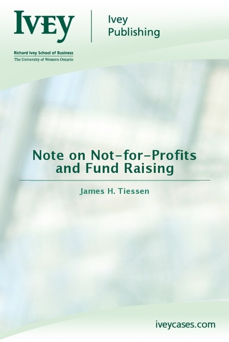 Note on Not-for-Profits and Fund Raising