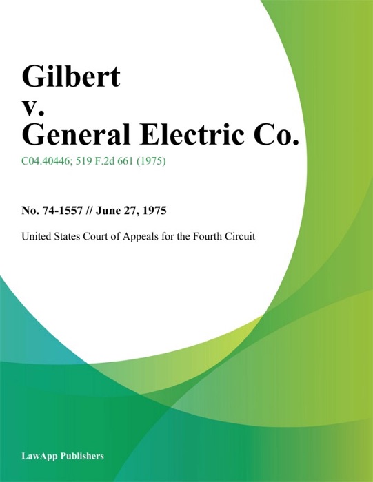 Gilbert v. General Electric Co.