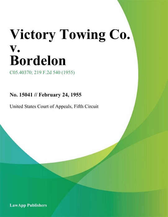 Victory Towing Co. v. Bordelon