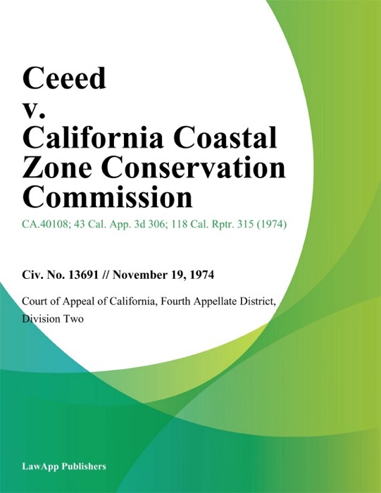 Ceeed v. California Coastal Zone Conservation Commission