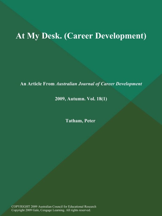At My Desk (Career Development)