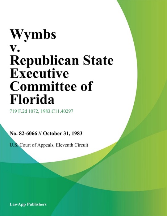 Wymbs v. Republican State Executive Committee of Florida