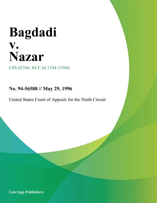 Bagdadi V. Nazar