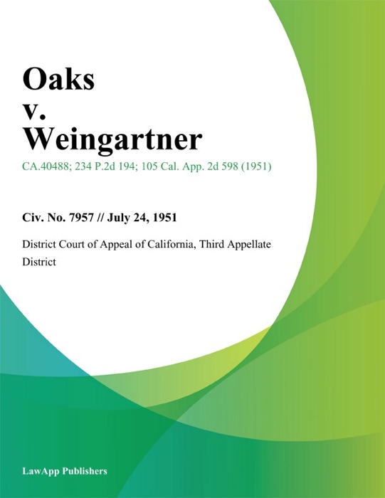 Oaks v. Weingartner