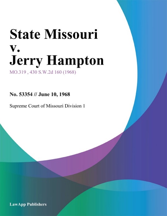 State Missouri v. Jerry Hampton
