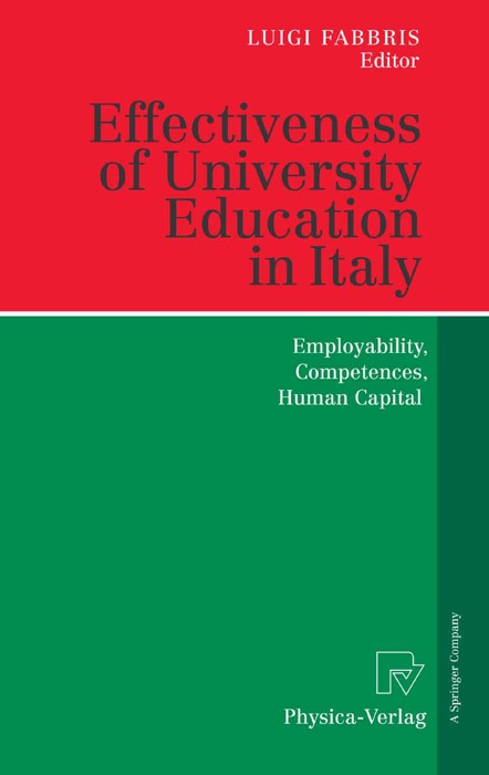 Effectiveness of University Education in Italy