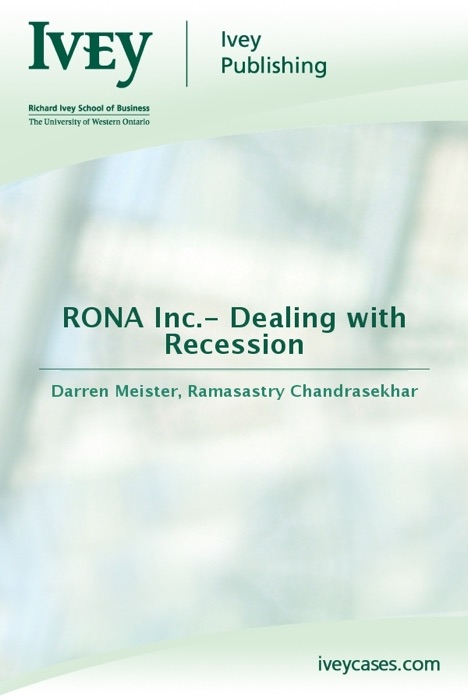 RONA Inc.- Dealing with Recession