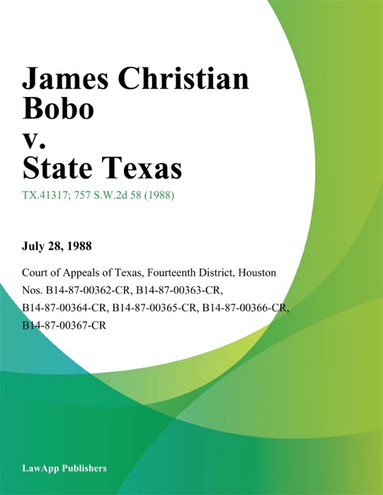 James Christian Bobo v. State Texas