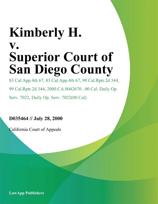 Kimberly H. v. Superior Court of San Diego County